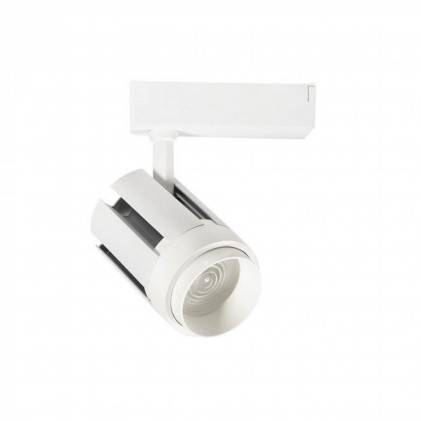 V-TAC Faretto LED COB da Binario Rotondo 35W 15&deg;-60&deg; Colore Bianco 6400K