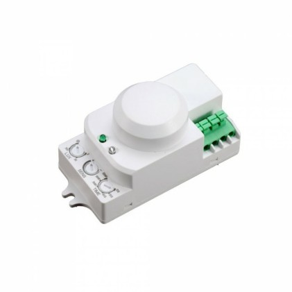 V-TAC Sensore di Movimento a Microonde 360° Montaggio a Plafone Colore Bianco (Max 300W) IP20