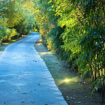 V-TAC Faretto LED Segnapasso a Cilindro da Interramento 1W Doppio Fascio Luminoso Colore Nero 12V 6500K IP67 Driver non Incluso