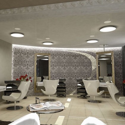 V-TAC Plafoniera LED Rotonda 40W 3 in 1 Effetto Stellato Compatibile con Google Home e Amazon Alexa Dimmerabile