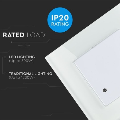 V-TAC Sensore a Microonde Colore Bianco