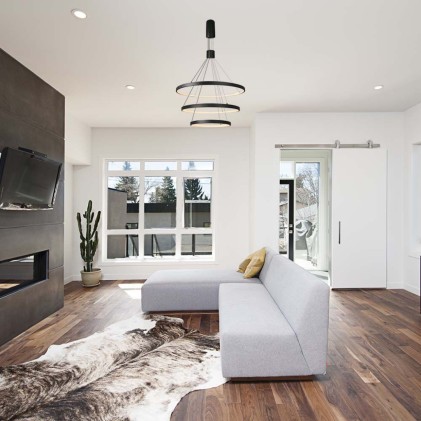 V-TAC Lampadario LED a Sospensione con 3 Cerchi 46W in Metallo Colore Nero Dimmerabile 40*60*80*150cm 3000K