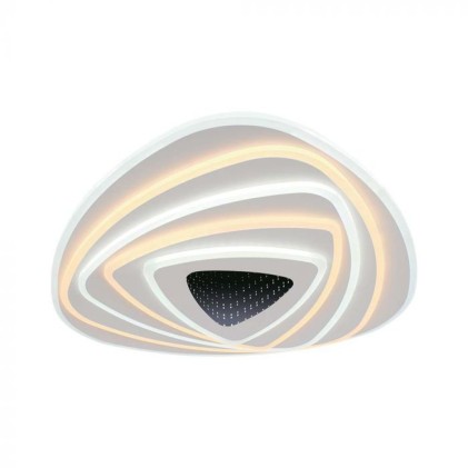 V-TAC 120W Designer Smart Ceiling Light (51*50*7CM) CCT: 3000K+6000K Dimmable + Remote Control