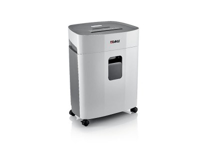 Distruggidocumenti manuale Dahle PaperSAFE 260 25L con ruote - Distrugge fino a 12 fogli - Taglio di particelle - Adatto per carta, biglietti, CD
