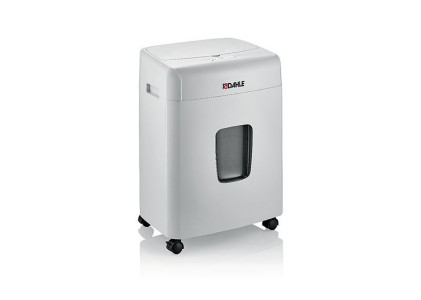 Distruggidocumenti automatico Dahle ShredMATIC 90 23L con ruote - Distrugge fino a 90 fogli per carica - Taglio di particelle - Adatto per carta e cartoncini