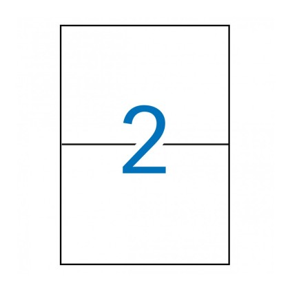 Apli Etichette Bianche Permanenti 210 x 148 mm - 100 Fogli