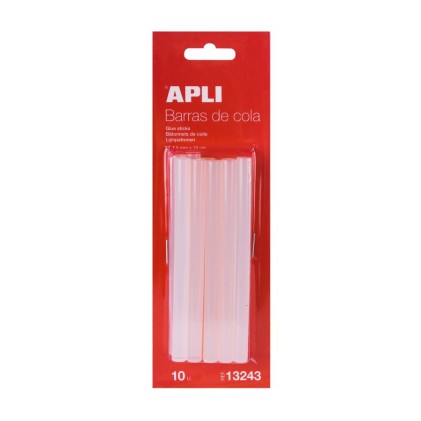 Apli Ricambi Colla Hot Melt Barre - Ø 7,5 mm x 10 cm - 10 Barre
