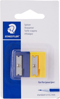 Staedtler 510 50 Temperamatite in plastica - Angolo di affilatura 23&ordm; - 1 foro