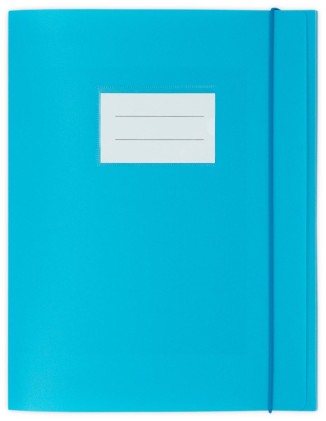 Mktape Cartella Progetti con Elastici - Formato A4 - Realizzata in Propilene - Colore Blu