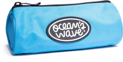 Astuccio rotondo Oceans Wave - Ampia larghezza - Colore blu neon