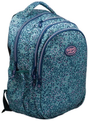 Zaino Oceans Wave Secondary Coral 33L - 2 Tasche Principali con Cerniere di Alta Qualit&agrave; e Maniglie Ergonomiche - Multitasche Interne - Spallacci e Maniglia Imbottiti e Resistenti
