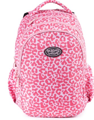 Zaino Oceans Wave Secondary Print Animal 33L - 2 Tasche Principali con Cerniere di Alta Qualit&agrave; e Maniglie Ergonomiche - Multitasche Interne - Spallacci e Maniglia Imbottiti e Resistenti