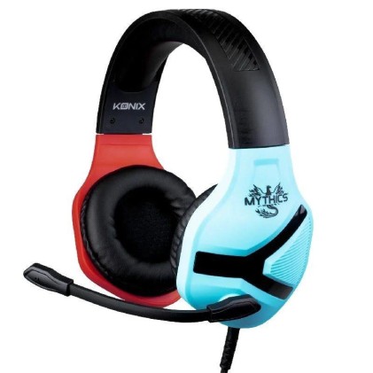Konix Mythics Nemesis Auriculares Gaming con Microfono per Nintendo Switch - Almohadillas Acolchadas - Archetto regolabile - Cavo da 1,50 m