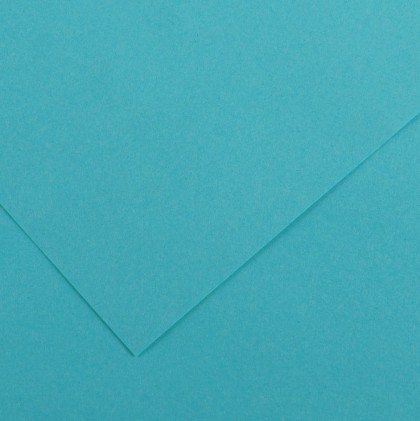 Canson Guarro Confezione da 25 Carte Iris da 185 g - 50x65 cm - Colore Blu Turchese