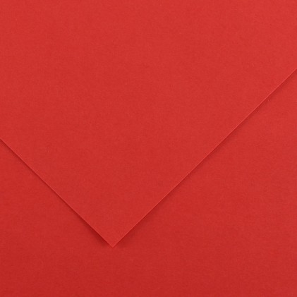 Canson Guarro Confezione da 25 Carte Iris da 185g - 50x65cm - Colore Rosso