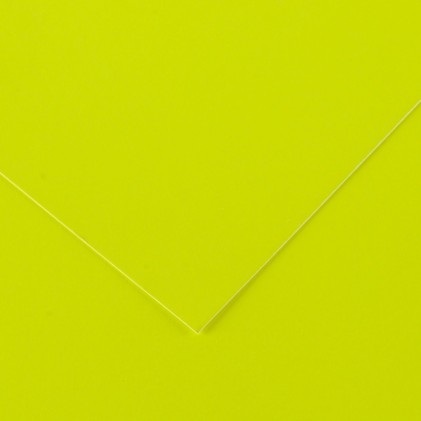 Canson Guarro Confezione da 25 Carte Iris da 185g - 50x65cm - Colore Giallo Fluo