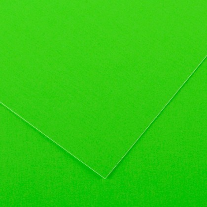Canson Guarro Confezione da 25 Carte Iris da 185g - 50x65cm - Colore Verde Fluo