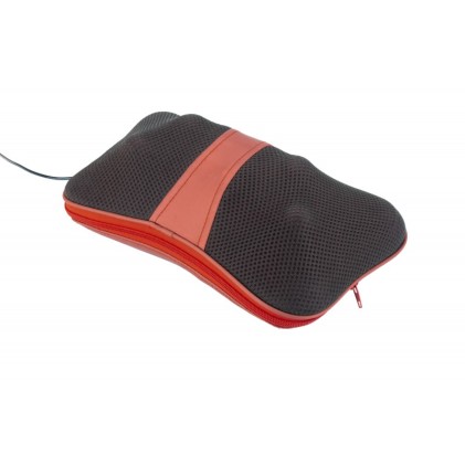 Cuscino massaggiante Jocca Shiatsu - 4 testine - Funzione luce e calore - Rete traspirante