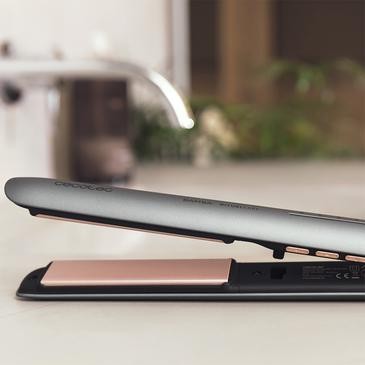 Piastra per capelli Cecotec 880 HidraProtect Tourmaline - Rivestimento in cheratina e olio di argan - Funzione ionica - Temperatura regolabile 160-220&ordm;