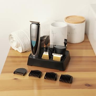 Rasoio tagliacapelli Cecotec Bamba PrecisionCare Multigrooming Pro - Multifunzione 5 in 1 - Impermeabile - Lame rivestite in titanio - Display digitale - 13 impostazioni di lunghezza - 6 pettini