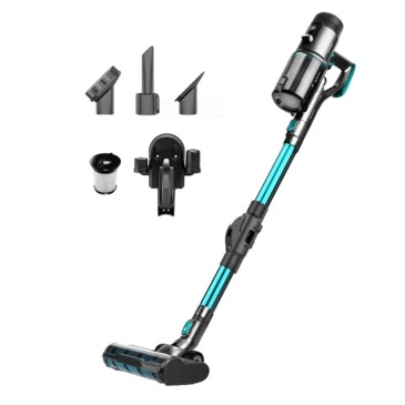 Cecotec Conga RockStar 890 Titanium Ergoflex Scopa Aspirapolvere Cordless 480W - Tubo Ergoflex - Motore Digitale - 30 kPa - Autonomia fino a 100 min. - Display digitale - Kit accessori