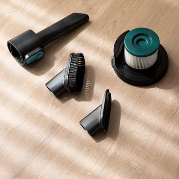 Cecotec Conga RockStar 890 Titanium Ergoflex Scopa Aspirapolvere Cordless 480W - Tubo Ergoflex - Motore Digitale - 30 kPa - Autonomia fino a 100 min. - Display digitale - Kit accessori