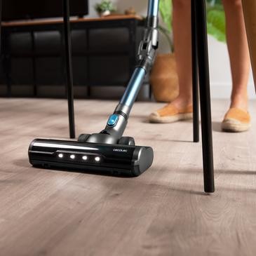 Cecotec Conga RockStar 890 Titanium Ergoflex Scopa Aspirapolvere Cordless 480W - Tubo Ergoflex - Motore Digitale - 30 kPa - Autonomia fino a 100 min. - Display digitale - Kit accessori