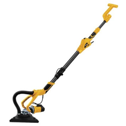 Levigatrice per muri Blim 750 W - Velocit&agrave; 1000-2100 giri / min - Piastra circolare e triangolare - Impugnatura regolabile 1,10 - 1,80 m - Include carta vetrata e accessori