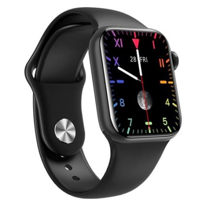 XO W7 Pro Smartwatch Schermo HD da 1,8" - Batteria da 200 mAh - Ricarica wireless - Cinturino in silicone - IP67 - Colore nero