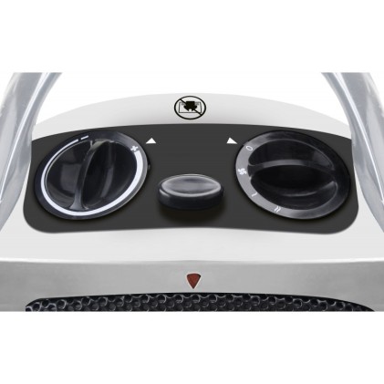 Stufa Ceramica Jocca 1500W - Oscillante - Funzione Ventola - Termostato Regolabile - Basso Consumo