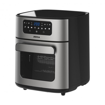 Friggitrice ad Aria Calda Jocca 10L 1700W - Touch Screen - 8 Programmi Predefiniti - Timer - Temperatura Regolabile 80º-200º - Impugnatura Cold Touch - Spegnimento Automatico