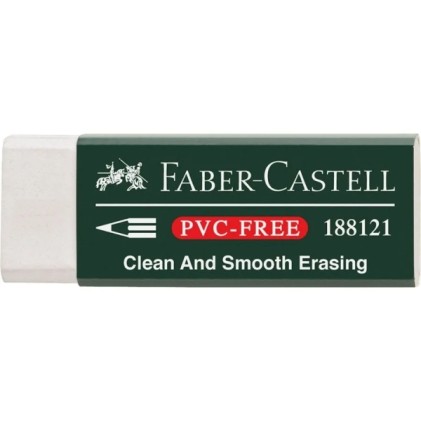 Gomma Faber-Castell 7081 N in plastica senza PVC - Cancellazione pulita e facile