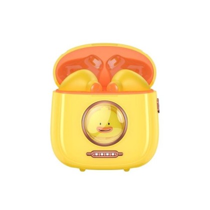 Cuffie per bambini XO Bluetooth 5.1 - TWS - Fino a 5 ore di musica - Colore giallo/arancione