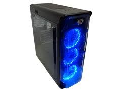 Case Gaming Cortek Ghost White - Blue Light