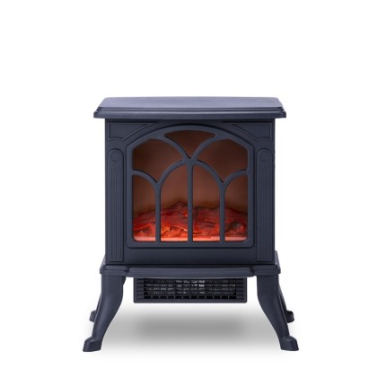 Camino elettrico NewBasic Classic Flame 1500W - Effetto fiamma realistico