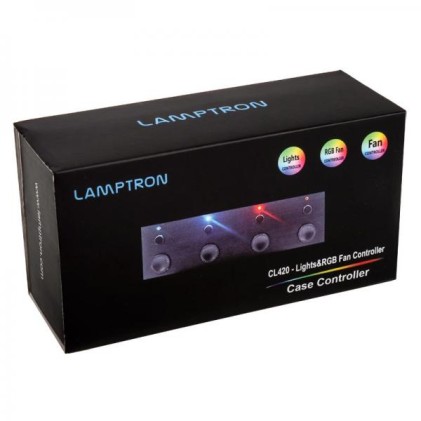 Controller Ventole Case Lamptron CL420 RGB 5,25 - Black