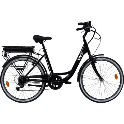 Bici Elettrica City Bike Unisex Bk 250W 7.8Ah 24V 25Km/H Ruota 26 Shim
