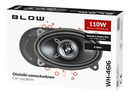 BLOW 0960# Car Speaker BLOW WH-4616 4x6 2way