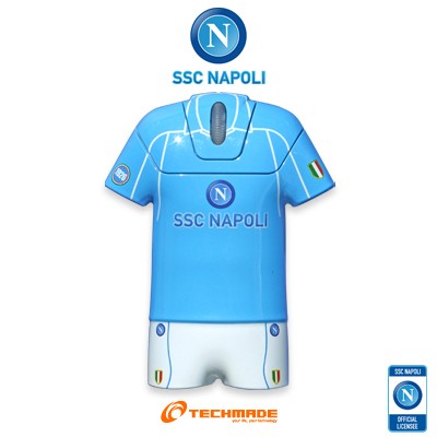 TECHMADE MOUSE T-SHIRT SSC NAPOLI 1600DPI