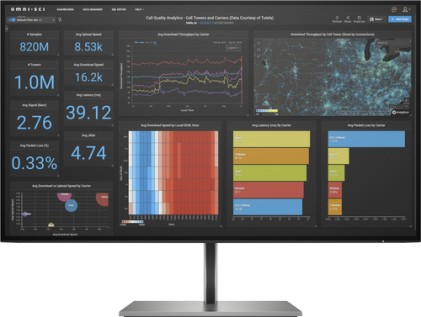 Hp Monitor 27 Led Ips Z27U G3 16:9 Qhd 5Ms 350 Cdm, Pivot, Srgb 99 , Usb-C, Hdmi/Dp  3 Anni Gar.