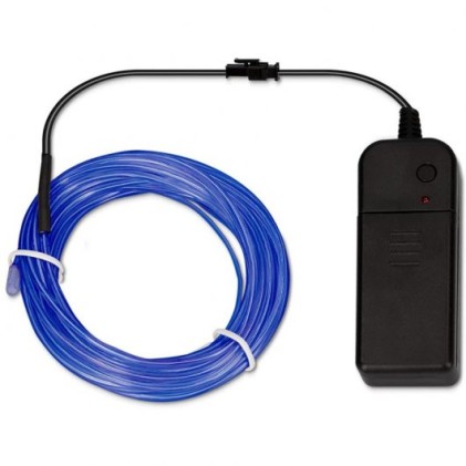 Ksix Led Neon Strip - Ritagli - 3 modalit&agrave; di luce - Lunghezza 5m - Colore blu