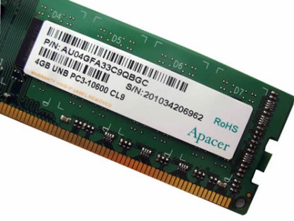 DDR3 4GB/666 MHz Apacer CL9