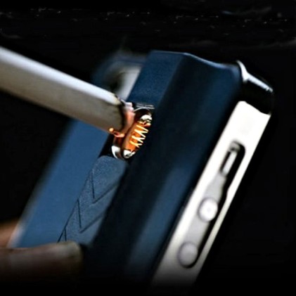 Case custodia accendino Cover accendi sigaretta compatibile iPhone 5 5S