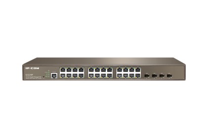 Switch rack 24 porte Gbit Poe+ Managed 4 porte SFP G3224P