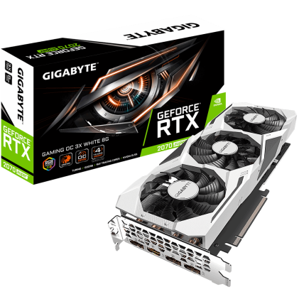 SVGA Gigabyte GeForce RTX 2070 SUPER 8GB GAMING OC 3X WHITE