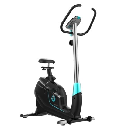 Cecotec Cyclette DrumFit Cycle 9000 Talos - Resistenza Magnetica Regolabile Manualmente - Manubrio con Sensore Frequenza Cardiaca - Sella Regolabile - Supporto per Dispositivi