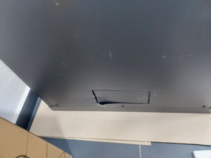 Armadio Rack 19" 18 Unita  Da Muro (A)900 (L)600 X Profondita  600 Mm. Colore Nero Porta Vetro - Lievemente danneggiato