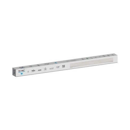 V-TAC PRO Plafoniera LED Chip Samsung Prismatica 40W 120LM/W 120cm 6400K IP20