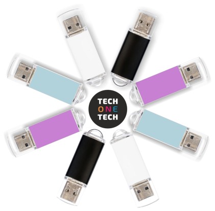 TechOneTech Basic Pro Series Confezione da 8 unit&agrave; flash USB 2.0 da 32 GB - Colori assortiti (Pendrive)