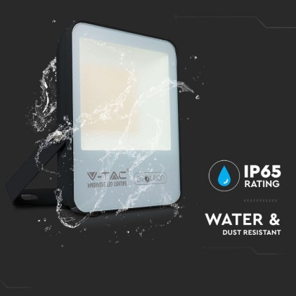 V-TAC PRO Faro LED Chip Samsung 30W 157LM/W Colore Nero 6400K IP65